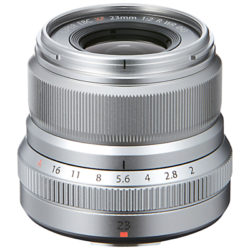 Fujifilm XF23mm F2 R WR Lens Silver